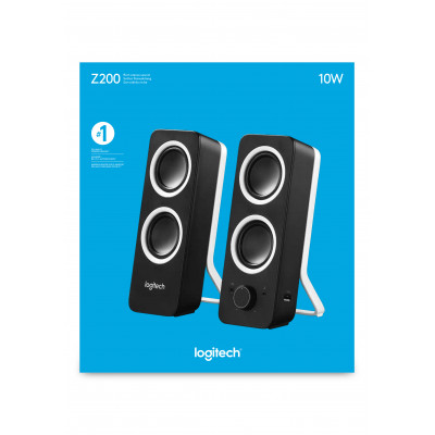 LOGITECH Z200 2.0 Stereo Lautsprecher