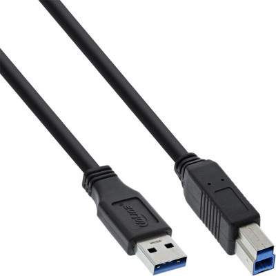 3m USB 3.0 Kabel A an B schwarz