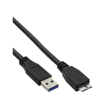 5m USB 3.0 Kabel A an Micro B schwarz