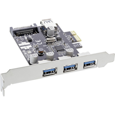 Schnittstellenkarte, 3x+1x USB 3.0, PCIe, mit SATA