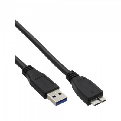0,3m USB 3.0 Kabel A an Micro B schwarz