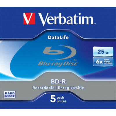 Verbatim BD-R 25GB 6x, 5er Jewelcase