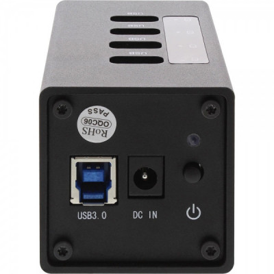 USB-Hub, 4x USB-A 3.0, USB-B 3.0