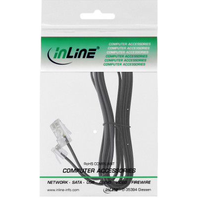 Modularkabel RJ45 St an RJ11 St, 4adrig, 3m