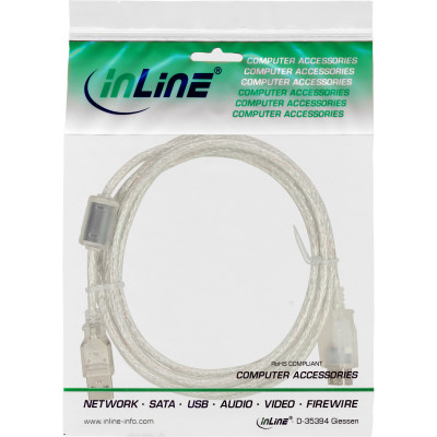 3m USB-A 2.0 auf USB-A 2.0 Kabel m w