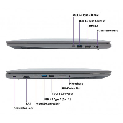 17,3" TERRA MOBILE 1717R i7 16GB 1TB W11P