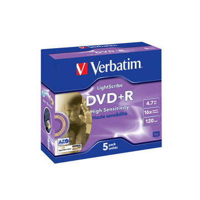 Verbatim DVD+R LightScribe V1.2 4,7 GB 5 Stück(e)