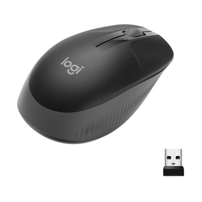Logitech M190 Full-Size Wireless Mouse dunkelgrau
