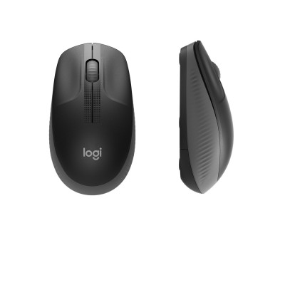 Logitech M190 Full-Size Wireless Mouse dunkelgrau
