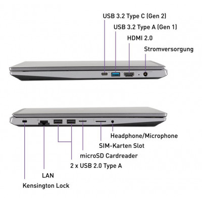 15,6" TERRA MOBILE 1500P R5-7430U 16GB 500GB W11P