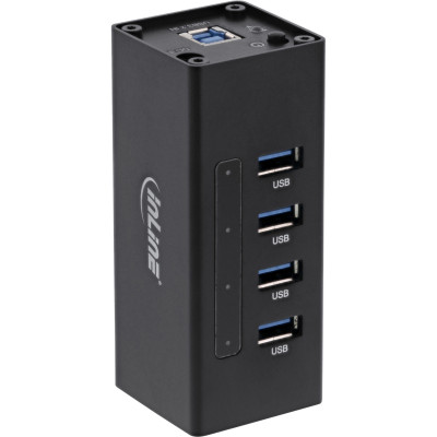 USB-Hub, 4x USB-A 3.0, USB-B 3.0