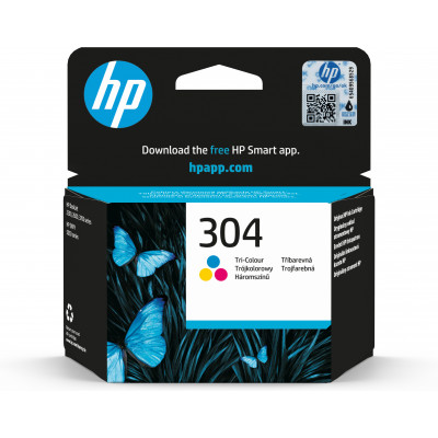 HP Druckkopf mit Tinte 304 dreifarbig