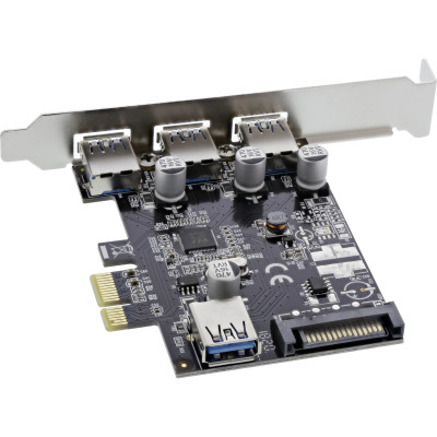 Schnittstellenkarte, 3x+1x USB 3.0, PCIe, mit SATA