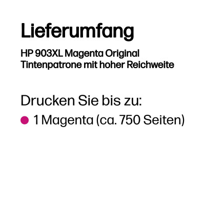 HP Original Druckpatrone Nr. 903XL mangenta
