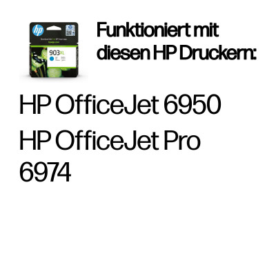 HP Original Druckpatrone Nr. 903XL cyan