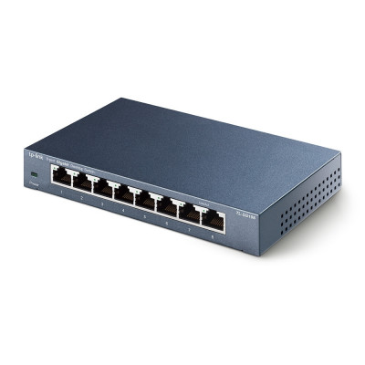 8x GigaBit Switch 10 100 1000 im Metallgehäuse