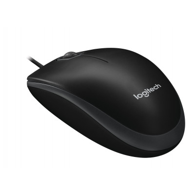 Logitech B100 Optical Mouse Black, USB