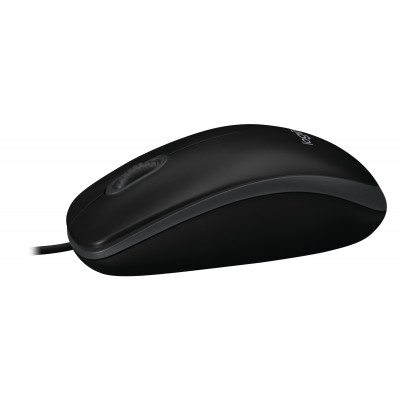 Logitech B100 Optical Mouse Black, USB