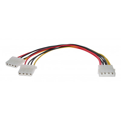 Y-Kabel Stromversorgung 2x 5,25"