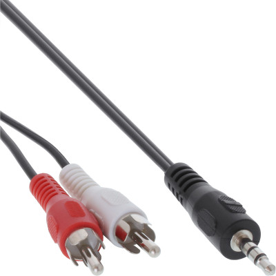 5m Ch Kl Cinch-Klinke Kabel (RCA 3,5mm) Audio