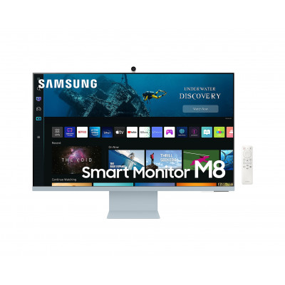 Samsung S32BM80BUU 81,3 cm (32 Zoll) 3840 x 2160 Pixel 4K Ultra HD Blau, Weiß